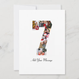 Zwart-wit foto-collage nummer 7 aankondiging