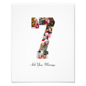 Zwart-wit foto-collage nummer 7 foto afdruk (Voorkant)