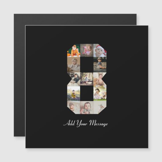 Zwart-wit foto-collage nummer 8 (Voorkant / Achterkant)