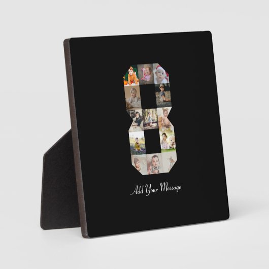 Zwart-wit foto collage nummer 8 fotoplaat (Voorkant)