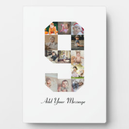 Zwart-wit foto-collage nummer 9 fotoplaat