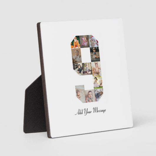 Zwart-wit foto-collage nummer 9 fotoplaat (Voorkant)