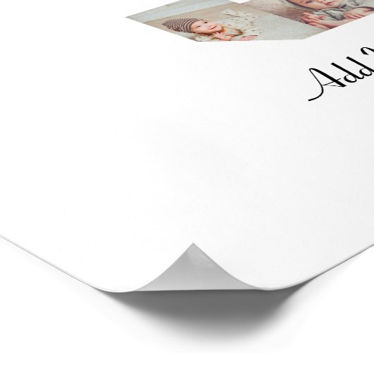 Zwart-wit foto-collage nummer 9 poster (Hoek)