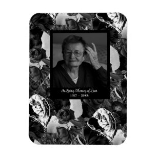 Zwart-Wit Foto Herdenkingsgeschenk Magneet