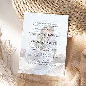 Zwart Wit Foto Modern Eenvoudig Elegant Kaart