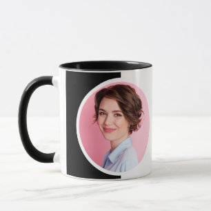 Zwart-wit foto MUA Elegante koffie Mok