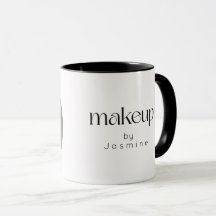 Zwart-wit foto MUA Elegante koffie