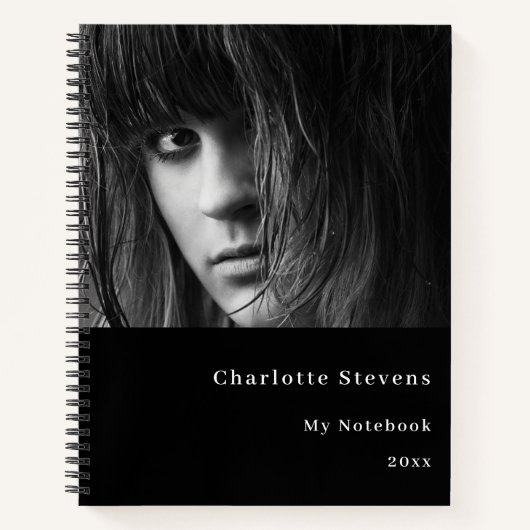 Zwart-wit foto notitieboek (Voorkant)