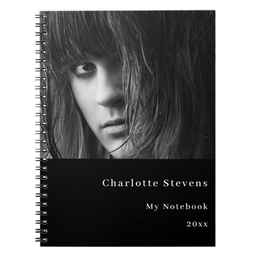 Zwart-wit foto notitieboek (Voorkant)