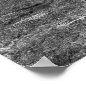 Zwart-wit Foto Poster Lentelandschap (Hoek)