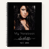 Zwart-wit foto script notitieboek (Voorkant)