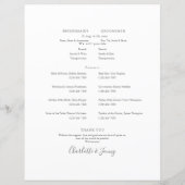 Zwart-wit foto trouwdatum tijdlijn (Achterkant)