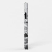 Zwart-wit foto van Atlantische oceaan golven Case-Mate iPhone Case (Achterkant/rechts)