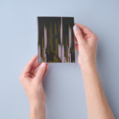 Zwart-wit foto van een gebouw flyer (Hand)