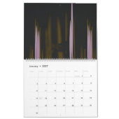 Zwart-wit foto van een gebouw kalender (Jan 2027)