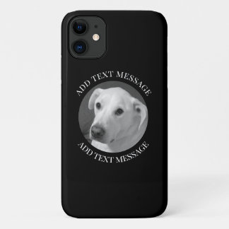 Zwart-wit foto van een mooie zielige hond Case-Mate iPhone case