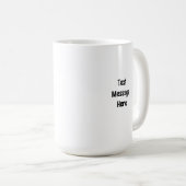 Zwart-wit Foto van een Rocky Ocean Shore Koffiemok (Voorkant rechts)