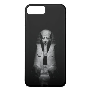 Zwart-wit foto van farao-koning iPhone 8/7 plus hoesje