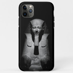 Zwart-wit foto van farao-koning Case-Mate iPhone case