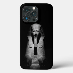 Zwart-wit foto van farao-koning Case-Mate iPhone case