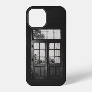 ZWART-WIT FOTO VAN HOUTEN KADER HELDERE GLAZEN DEU iPhone 12 HOESJE