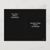 Zwart-wit foto van Schattige Dog Moederdag Feestdagenkaart (Achterkant)