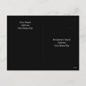 Zwart-wit foto van Schattige Dog Moederdag Feestdagenkaart (Achterkant)