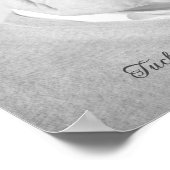 Zwart-wit foto voor de uitvaartdienst poster (Hoek)