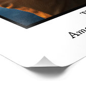 Zwart-wit Fotocollage Jubileum Foto Afdruk (Hoek)