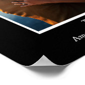 Zwart-wit Fotocollage Jubileum Poster (Hoek)