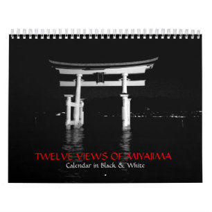 Zwart-wit fotografie van Miyajima Kalender