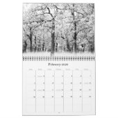 Zwart-wit fotokalender kalender (Feb 2026)