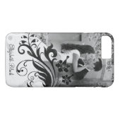 Zwart-wit fotosjabloon Case-Mate iPhone case (Achterkant (Horizontaal))