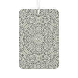 Zwart-wit  Fractal Kaleidoscoop Luchtverfrisser