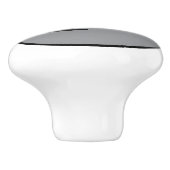 Zwart & Wit Frame Monogram Naam Laadknop Keramische Knop (Zijkant)