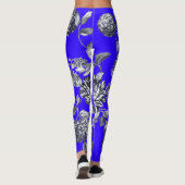 Zwart-wit, Frans Blauw flessencomplex Leggings (Achterkant)