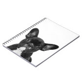 Zwart-wit, Frans Bulldog-portret Notitieboek (Linkerzijde)