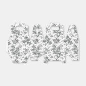 Zwart-wit Frans Canvas Party Favor Bedankdoosjes (Uitgevouwen)