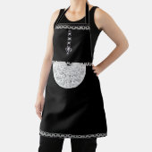 Zwart-wit Franse meid Schort (Insitu)