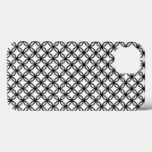 Zwart-wit Funky Pattern Art Phone Case-Mate iPhone Case (Achterkant (horizontaal))