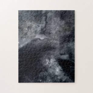 Zwart wit galaxy Nebula Painting Legpuzzel