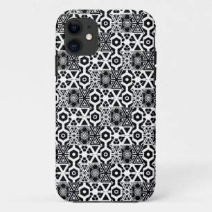 Zwart wit geblazen patroon Case-Mate iPhone case