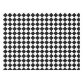 Zwart-wit geblokt tafelkleed Sport (Voorkant (Horizontaal))