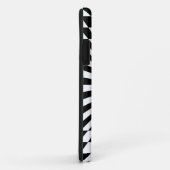 Zwart-wit geblokte vortex | Custom Case-Mate iPhone Case (Achterkant/rechts)