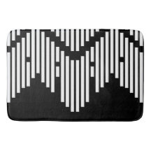 Zwart-wit gebroken lijnen gestapeld