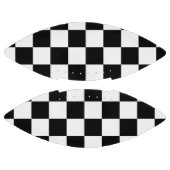 Zwart-wit gecheckt patroon american football (Panelen)