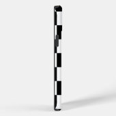 Zwart-wit gecheckt patroon Case-Mate iPhone case (Achterkant / Rechts)