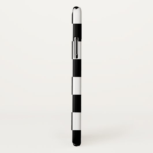 Zwart-wit gecheckt patroon (WB) Case-Mate iPhone Case (Achterkant / rechts)