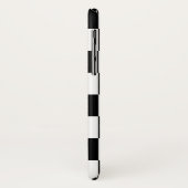 Zwart-wit gecheckt patroon (WB) Case-Mate iPhone Case (Achterkant/links)