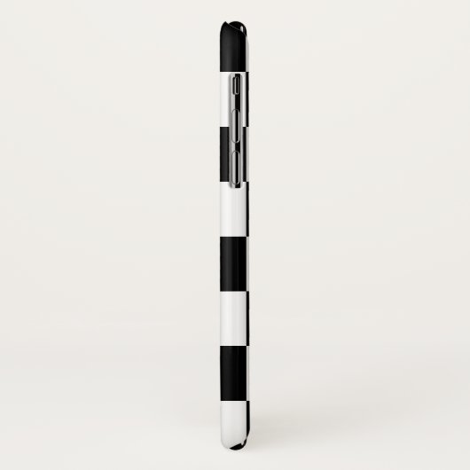 Zwart-wit gecheckt patroon (WB) Case-Mate iPhone Case (Achterkant/links)